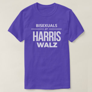 Camiseta Bissexuais para Harris Walz