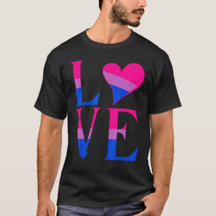 Camiseta Bissexual Bi Pride Flag Amor Homens Meninos