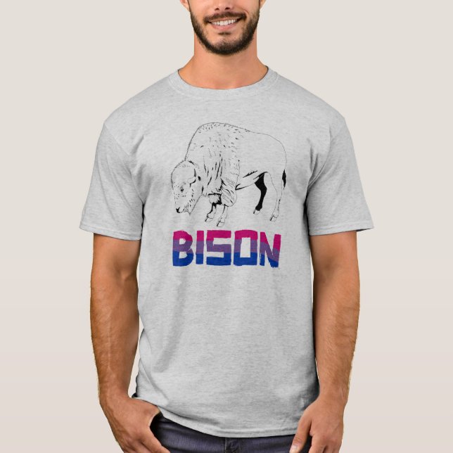 Camiseta Bissexual Bisonte (Frente)