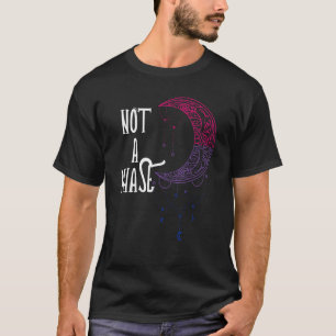 Camiseta Bissexual Não Uma Bissexualidade De Lua De Fase Lg