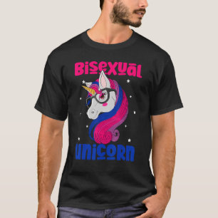 Camiseta Bissexual Unicorn Bi Flag Bisexuality Pride Lgbt A