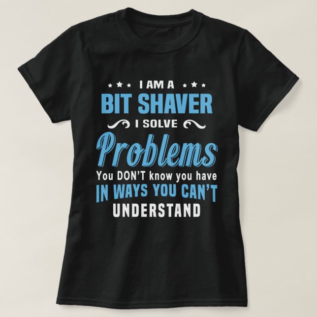 Camiseta Bit Shaver (Frente do Design)