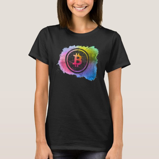 Camiseta Bitcoin Art Trader Miner Hodl Token Crypto (Frente)