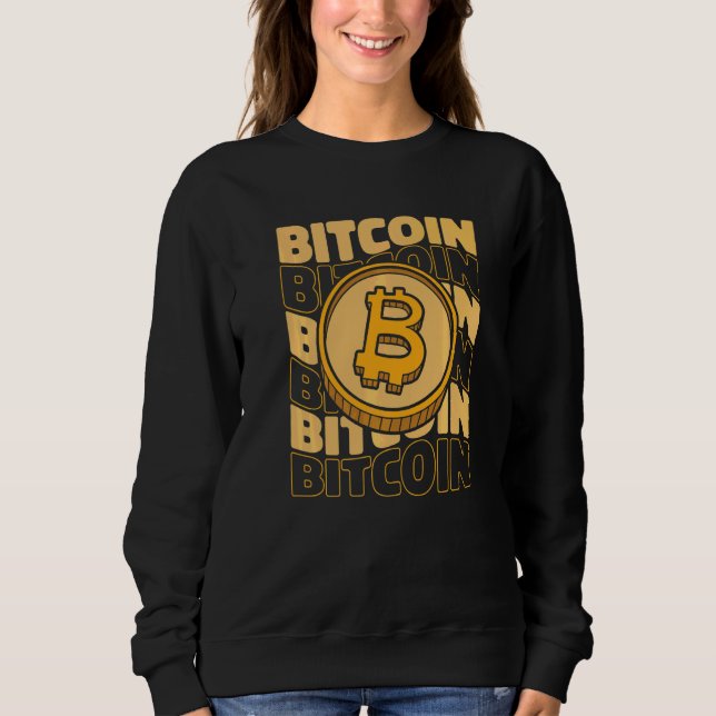 Camiseta Bitcoin Blocos de Texto Criptomoedas Criptomoeda B (Frente)