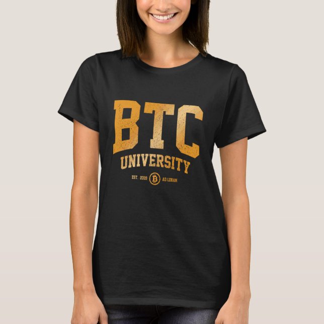 Camiseta Bitcoin BTC Moeda Criptomoeda Investidor Trader (Frente)