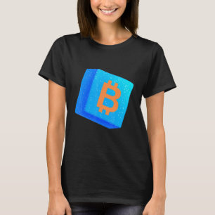Camiseta Bitcoin criptomoeda Troca de criptomoedas Blockcha