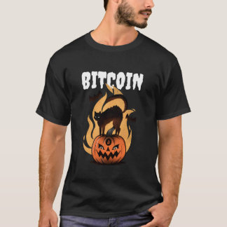 Camiseta Bitcoin (Declaração BTC & Abóbora de Halloween Gat