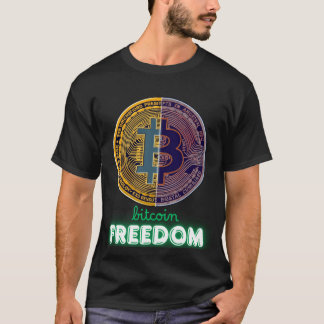 Camiseta Bitcoin é liberdade