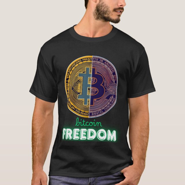 Camiseta Bitcoin é liberdade (Frente)