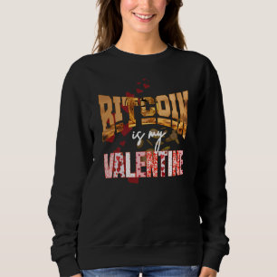 Camiseta BITCOIN É MEU VALENTINE Fun Maximalista