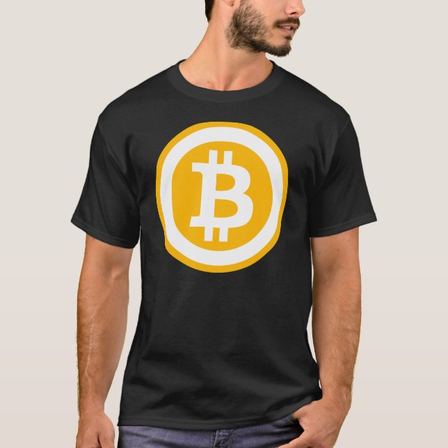 Camiseta Bitcoin Logo Graphic Print (Frente)