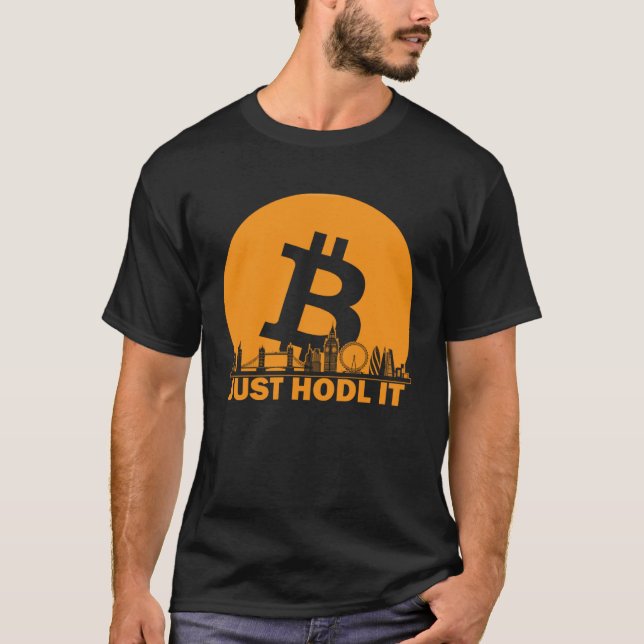 Camiseta Bitcoin Londres Skyline  Londres Bitcoin Maximalis (Frente)