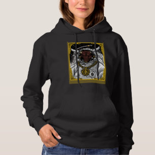 Camiseta Bitcoin Para a Lua Astronauta Touro Crypto Brilho