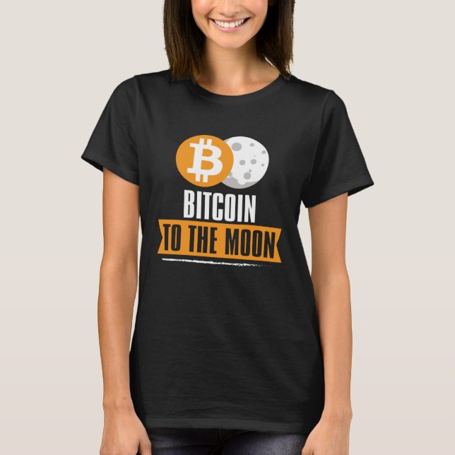 Camiseta Bitcoin to the Moon  BTC (Frente)