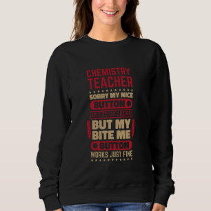 Camiseta Bite Button trabalha professor de Química para Quí