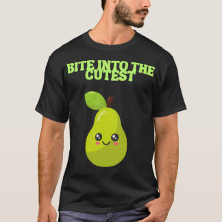 Camiseta Bite Into The Cutest-Kawaii Pear-Classic Version