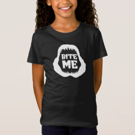 Camiseta Bite-me Citação - Tubarão Tubarão