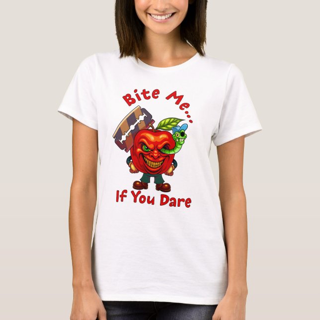 Camiseta Bite Me… If You Dare (Frente)