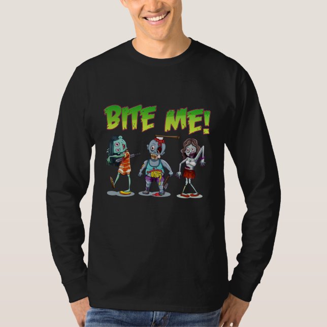 Camiseta Bite Me Zombies (Frente)