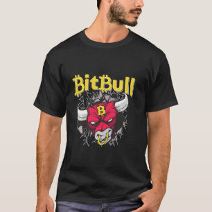 Camiseta Bitmoeda Bull Miner Rig Duro Wallet Btc Crypto Shi