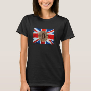 Camiseta Bitmoeda UK Reino Unido Símbolo de Bandeira Crest