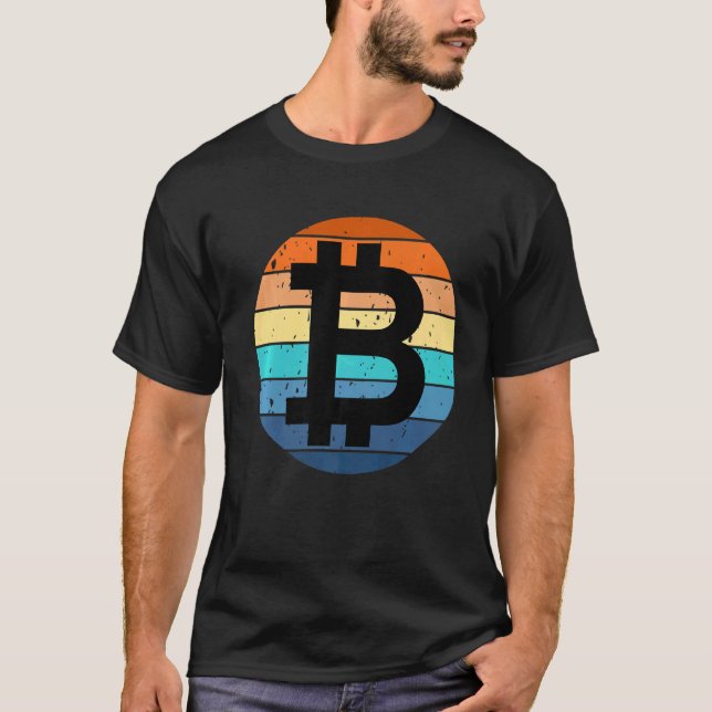 Camiseta Bitmoney Btc Sunset Crypto Memory Cryptocurrency (Frente)