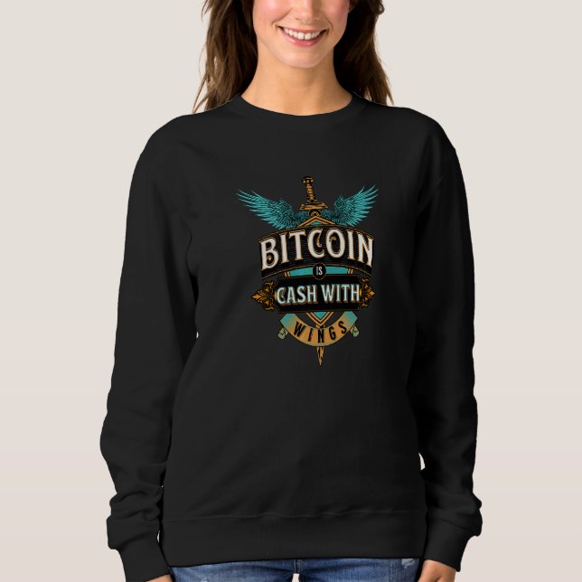 Camiseta Bitmoney Cash Com Asas (Frente)