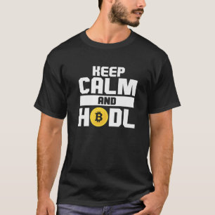 Camiseta Bitmoney Crypto Mantém Calma E HODL