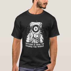 Camiseta Bitmoney está aqui para mudar o mundo Crypto Space