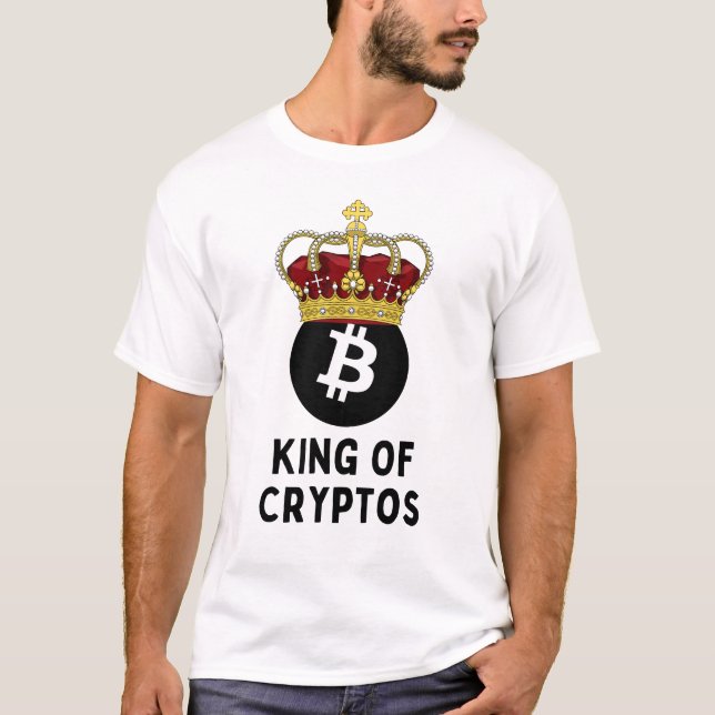 Camiseta Bitmoney King Of Cryptos (Frente)