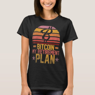 Camiseta Bitmoney meu plano de aposentadoria Retro Vintage 
