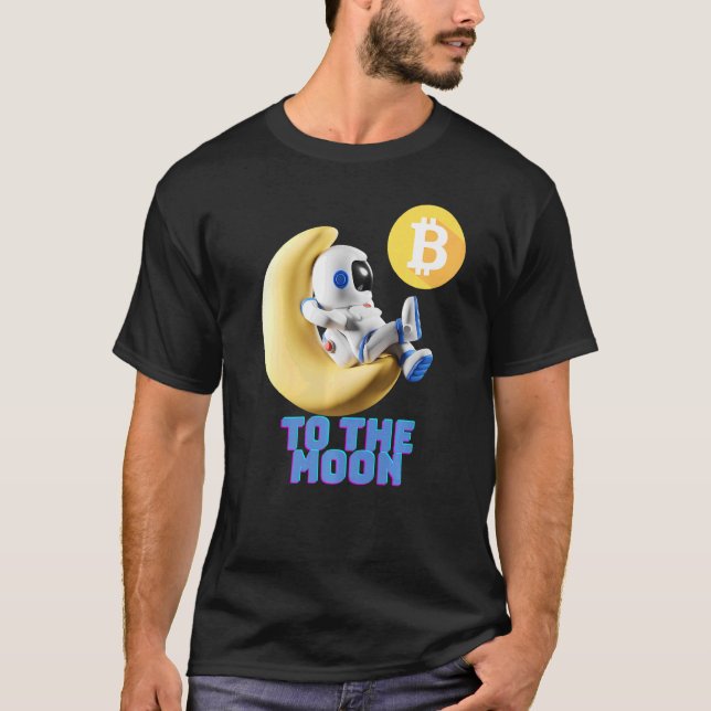 Camiseta Bitmoney Miner To Moon Blockchain Cryptocurrenc (Frente)
