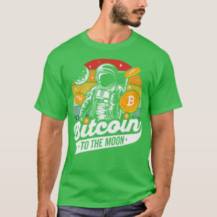 Camiseta Bitmoney para o Astronauta da Lua Crypto Hodl