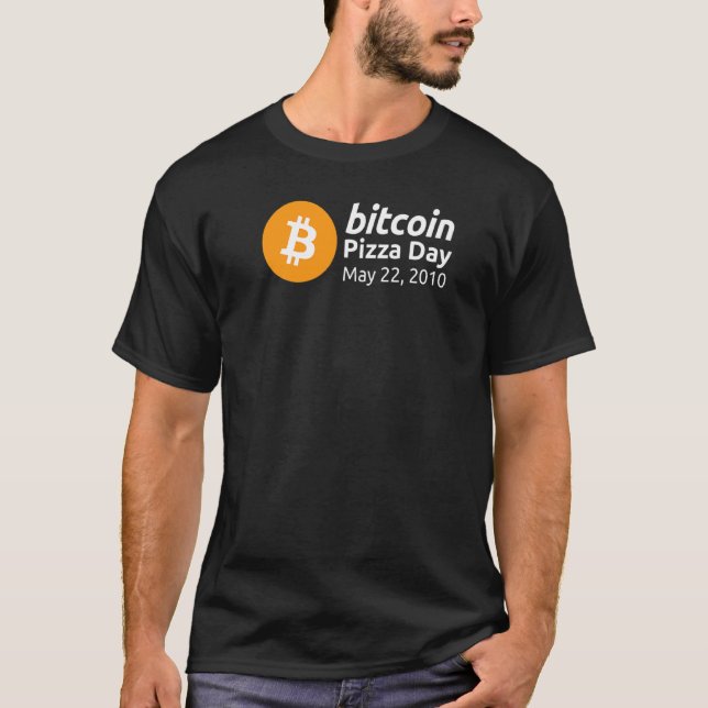 Camiseta Bitmoney Pizza Day 22 De Maio De 2010 (Frente)