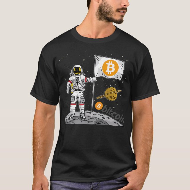 Camiseta Bitmoney To The Moon Dabbing (Frente)