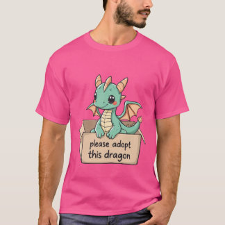 Camiseta Bitte adoptiere diesen Drachen