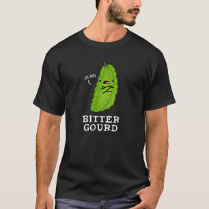 Camiseta Bitter Gourd Engraçado Veggie Pun Dark BG