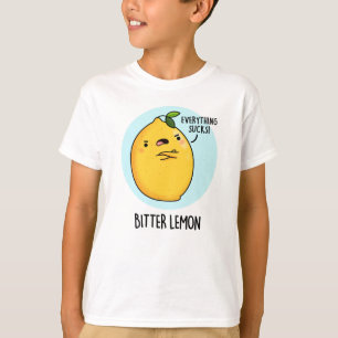 Camiseta Bitter Lemon Engraçado Fruta
