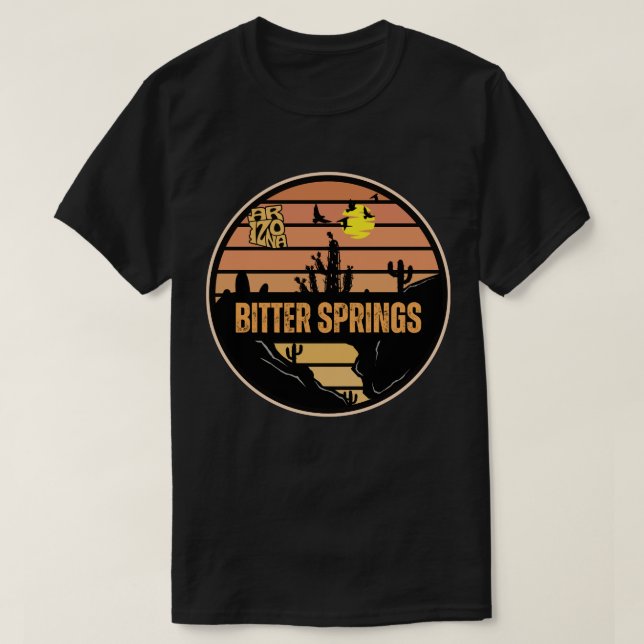 Camiseta Bitter Springs, Arizona (Frente do Design)