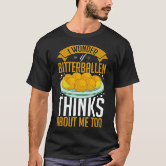 Camiseta Bitterballen Recebe Comida Holandesa Congelada Ams
