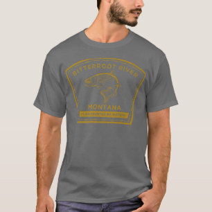 Camiseta Bitterroot River Montana PREMIUM Fly Fishing