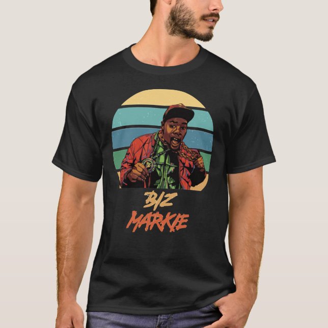 Camiseta Biz Markie Retro, rip biz markie, rapper biz mark (Frente)