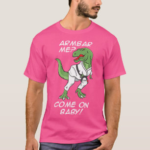 Camiseta Bjj - Brasil Jiu-Jitsu Armbar T-Rex Vem