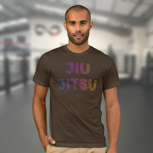 Camiseta BJJ Funky brasileiro Jiu Jitsu Brown