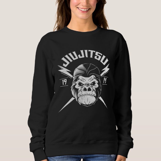 Camiseta BJJ Gorilla  Brazilian Jiu Jitsu and Grappling (Frente)