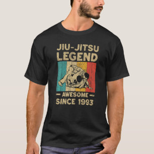 Camiseta BJJ Jiu-Jitsu, 29 Anos, Legenda Incrível Desde 19