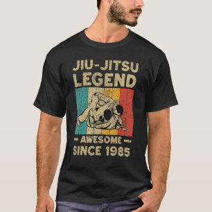 Camiseta BJJ Jiu Jitsu, 37 Anos, Legenda Incrível Desde 19