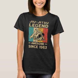 Camiseta BJJ Jiu Jitsu, 59 Anos, Legenda Incrível Desde 19