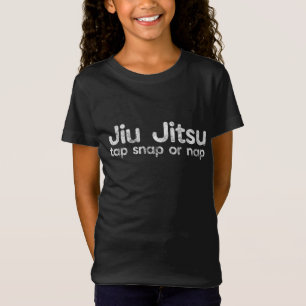 Camiseta BJJ Jiu Jitsu Brasil Bata no snap ou cochilo