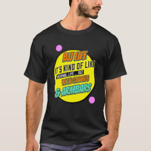Camiseta Bjj Life Brasileiro Jiu Jitsu Gráfico